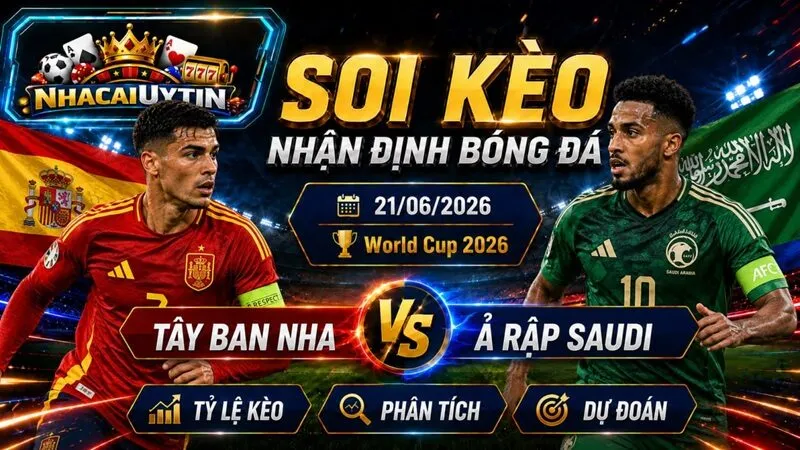 Nhận Định Tây Ban Nha vs Ả Rập Saudi, 21/06/2026 – World Cup 2026